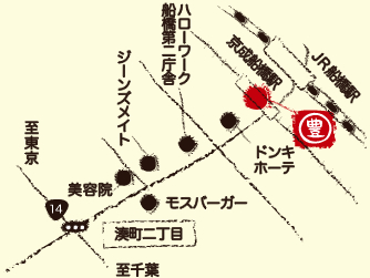 船橋店地図